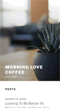 Mobile Screenshot of morninglovecoffee.com